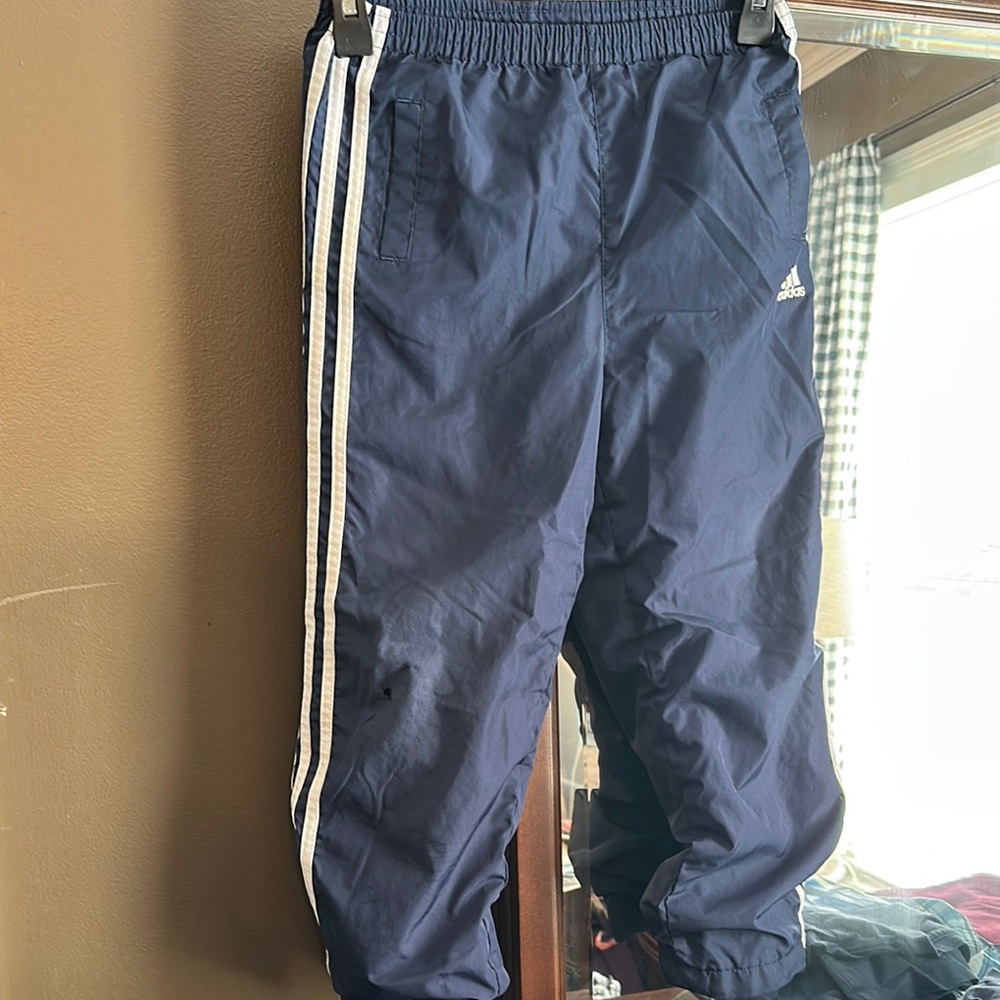 Adidas Kids Navy Track Pants